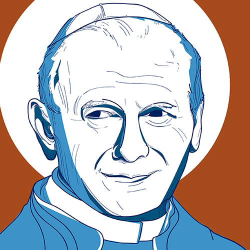 A picture of Saint John Paul II