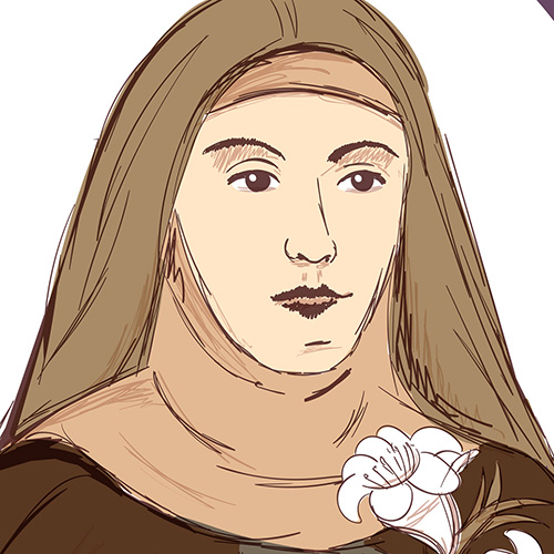 A picture of Saint Catherine of Siena