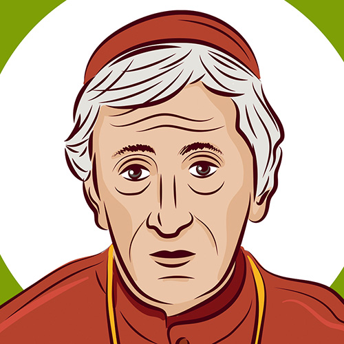 A picture of Saint John Henry Newman