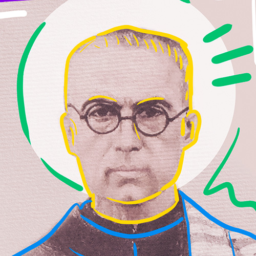 A picture of Saint Maximilian Kolbe