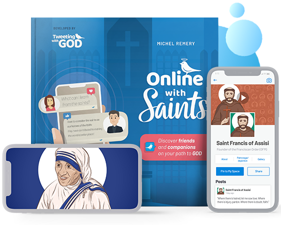 Application et Livre En ligne avec les Saints